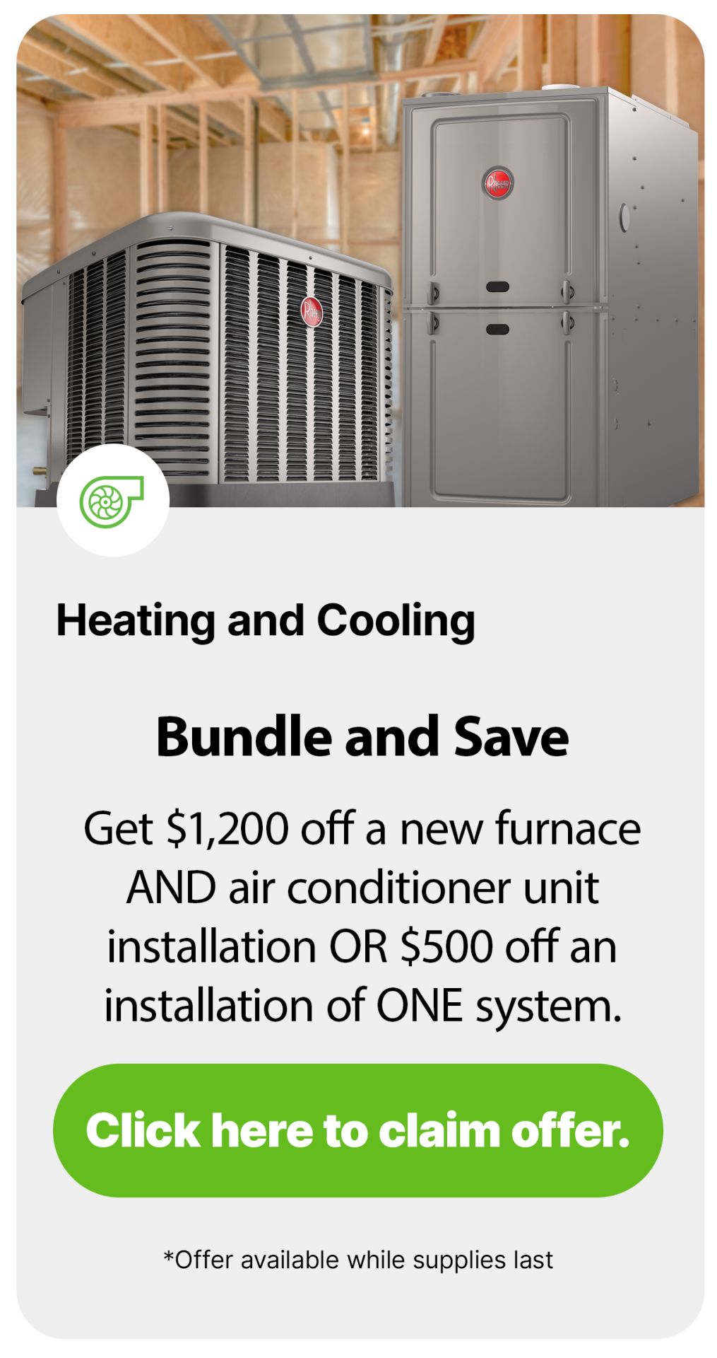 Shipley Energy $1,200 OFF a New Furnace AND Air Conditioner